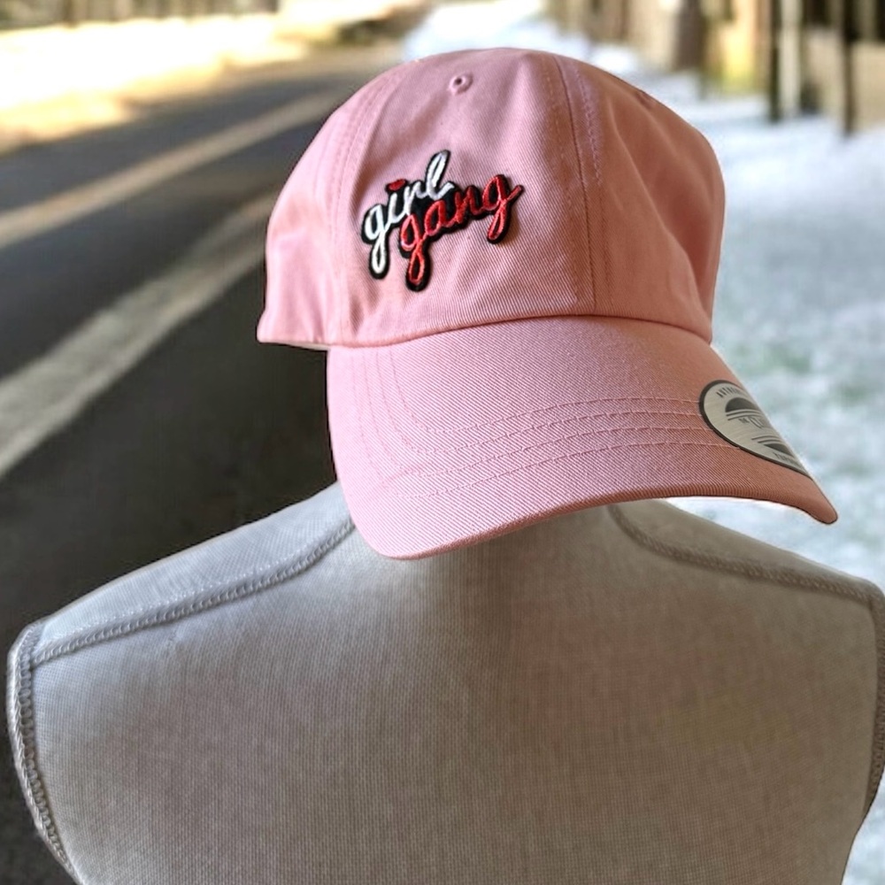 Girl Gang Pink Adjustable Hat